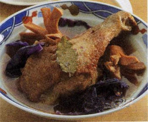 紫包心菜滷雞腿 紫包心菜滷雞腿