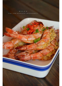 蒜蓉烤大蝦