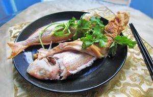 蛋白鹽焗金線魚 蛋白鹽焗金線魚