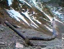 （圖）俄羅斯遭爆炸破壞的天然氣管道