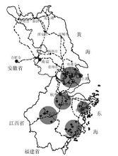 江浙地區地理位置