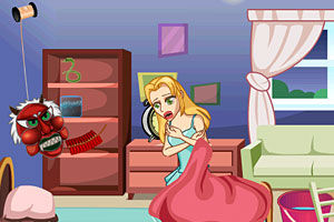 小遊戲《誰能叫醒美女》