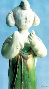 古代三角髻髮式圖