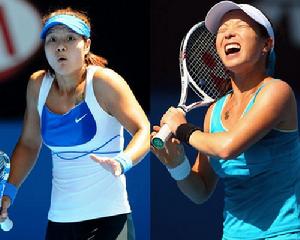 中國女子網球選手李娜、鄭潔