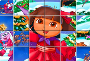 聖誕朵拉拼圖