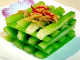 薑汁拌西芹 薑汁拌西芹