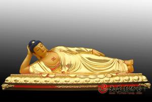 臥佛  大莊嚴佛像製做貼金工藝
