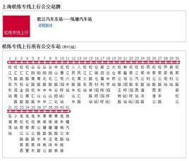 上海公交松練專線 上海公交松練專線