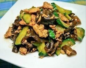 炒木須肉片 炒木須肉片