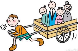 人力車夫 人力車夫