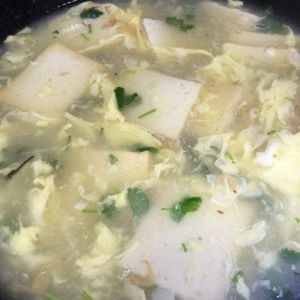 豆腐衣蛋湯 豆腐衣蛋湯