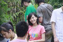 在電影拍攝現場