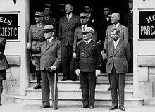 法國貝當政府主要成員(前排左一為貝當)