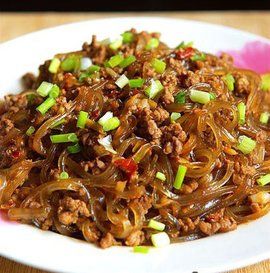 冬粉炒肉末 冬粉炒肉末