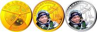 中國首次載人航天飛行成功金銀紀念幣