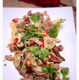 鮮姜炒裡脊 鮮姜炒裡脊