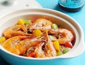 沙茶冬粉蝦 沙茶冬粉蝦