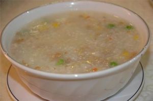 腐竹豬肝粟米粥 腐竹豬肝粟米粥