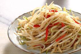 素炒黃豆芽 素炒黃豆芽