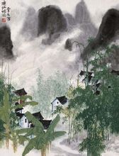 白雪石灕江煙雨圖 白雪石灕江煙雨圖