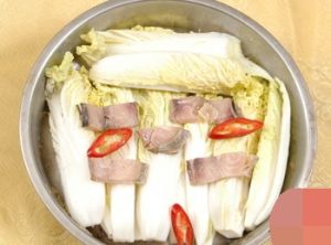 白菜鹹魚柳 白菜鹹魚柳