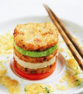 甘香脆口藕餅塔 甘香脆口藕餅塔