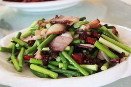 蒜苔炒臘肉 蒜苔炒臘肉