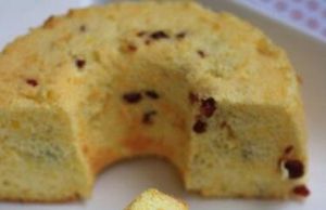 南瓜蔓越莓戚風蛋糕 南瓜蔓越莓戚風蛋糕