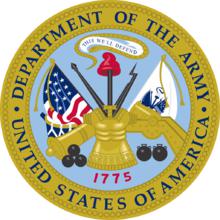 美國陸軍部徽章