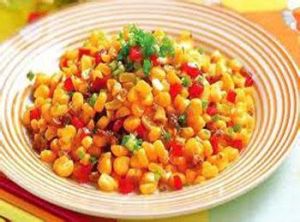 糯玉米炒肉末 糯玉米炒肉末