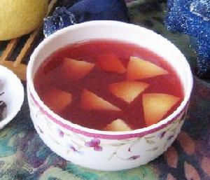 洛神花梨西米羹 洛神花梨西米羹