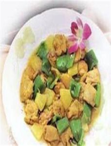 杏仁熘鴿丁 杏仁熘鴿丁