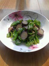 青椒炒茄子絲
