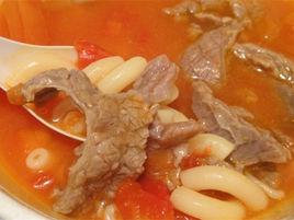 番茄牛肉通心粉湯 番茄牛肉通心粉湯