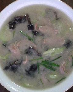 腰花木耳湯 腰花木耳湯