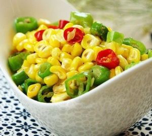 青辣椒炒玉米 青辣椒炒玉米