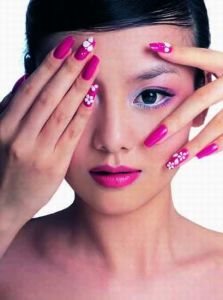 時尚風騷花指甲 時尚風騷花指甲