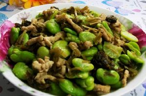 雪菜雞絲炒豆肉 雪菜雞絲炒豆肉