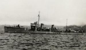 蔦號，當時已改為第三十五號警戒艇