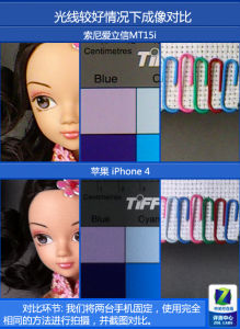 良好光照下截圖對比