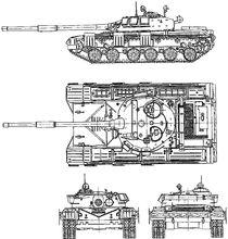 T-64三視圖
