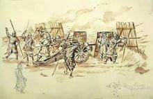 莫斯科軍隊在炮兵方面占據最大優勢