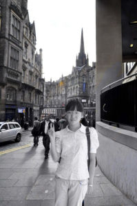 劉璽禎，攝於Edinburgh