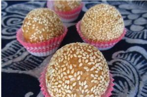 豆沙麻團 豆沙麻團