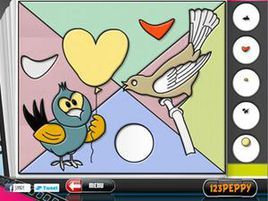 可愛鸚鵡拼圖 可愛鸚鵡拼圖