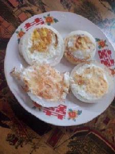 洋蔥圈煎蛋 洋蔥圈煎蛋