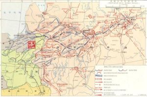 拿破崙遠征俄國進攻路線