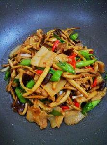 鮮茶樹菇炒肉 鮮茶樹菇炒肉