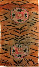 西藏古地毯