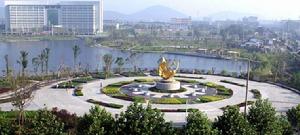 （圖）九龍湖公園處於徐州市鼓樓區中山北路和二環北路的交叉口